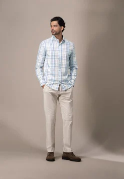 Online ATELIER geruit flanellen overhemd Overhemden