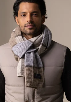 Outlet ATELIER gestreepte gebreide sjaal Sjaals