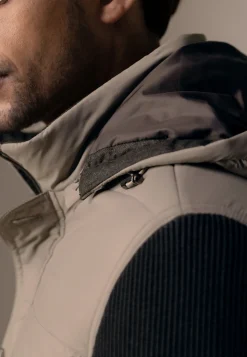 Hot ATELIER jas met gebreide mouwen Jassen