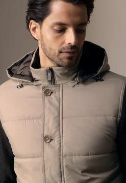 Hot ATELIER jas met gebreide mouwen Jassen