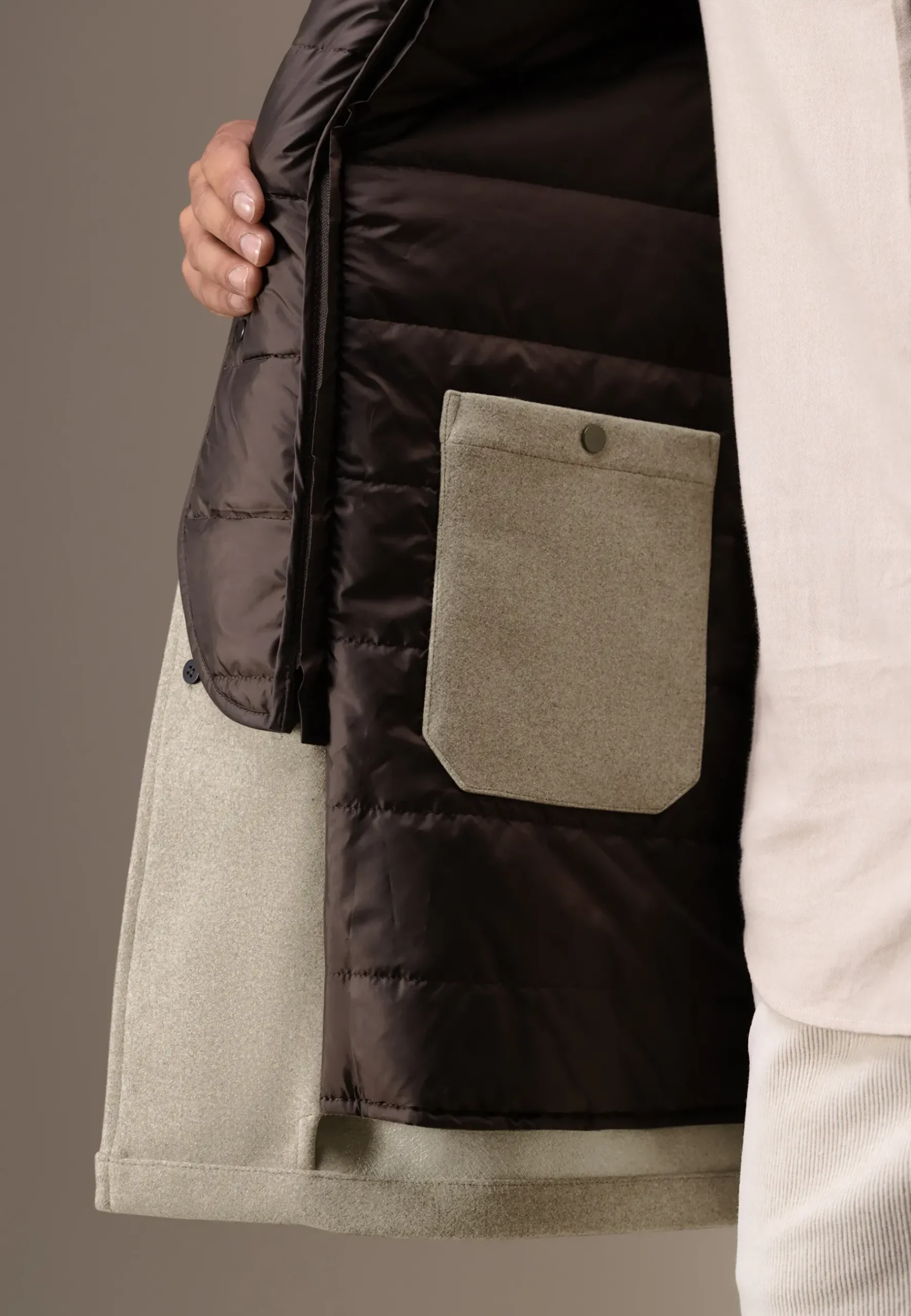 ATELIER mantel met knoopsluiting Jassen