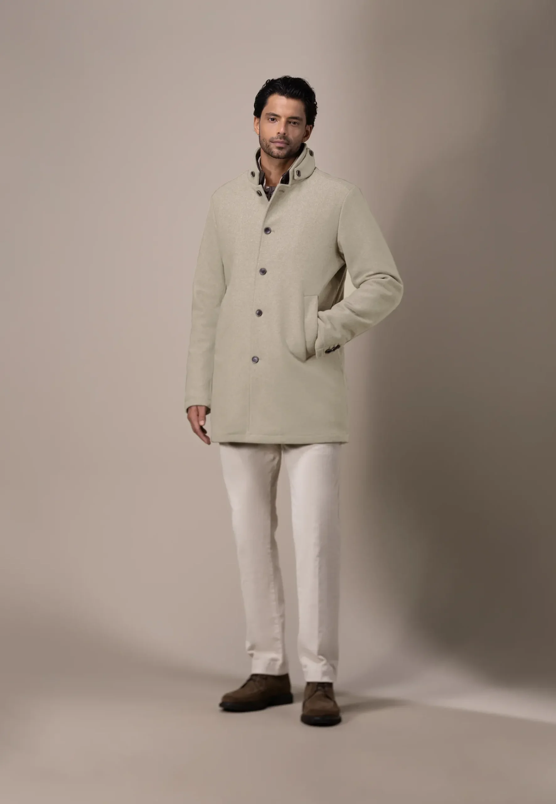 ATELIER mantel met knoopsluiting Jassen