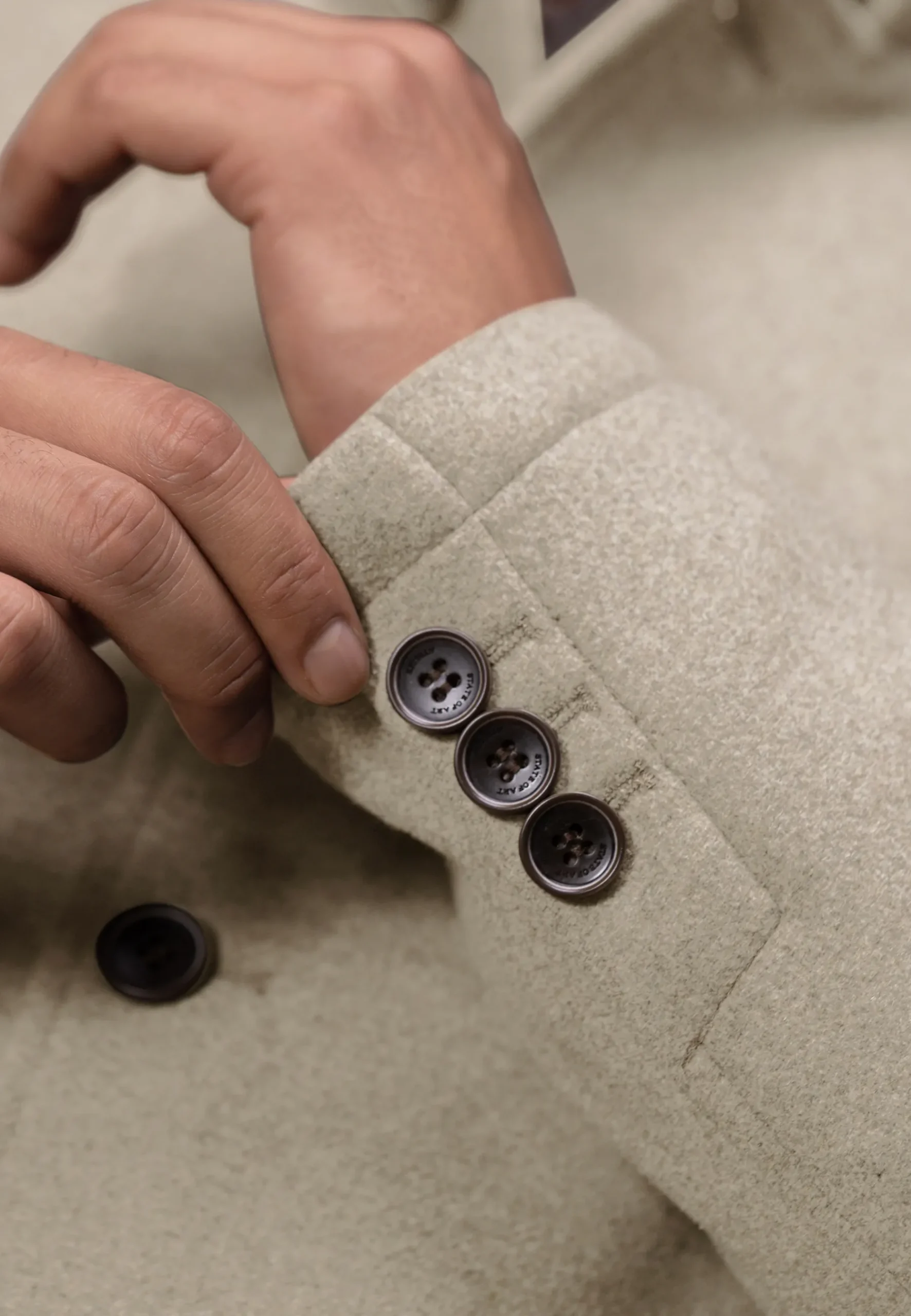 ATELIER mantel met knoopsluiting Jassen