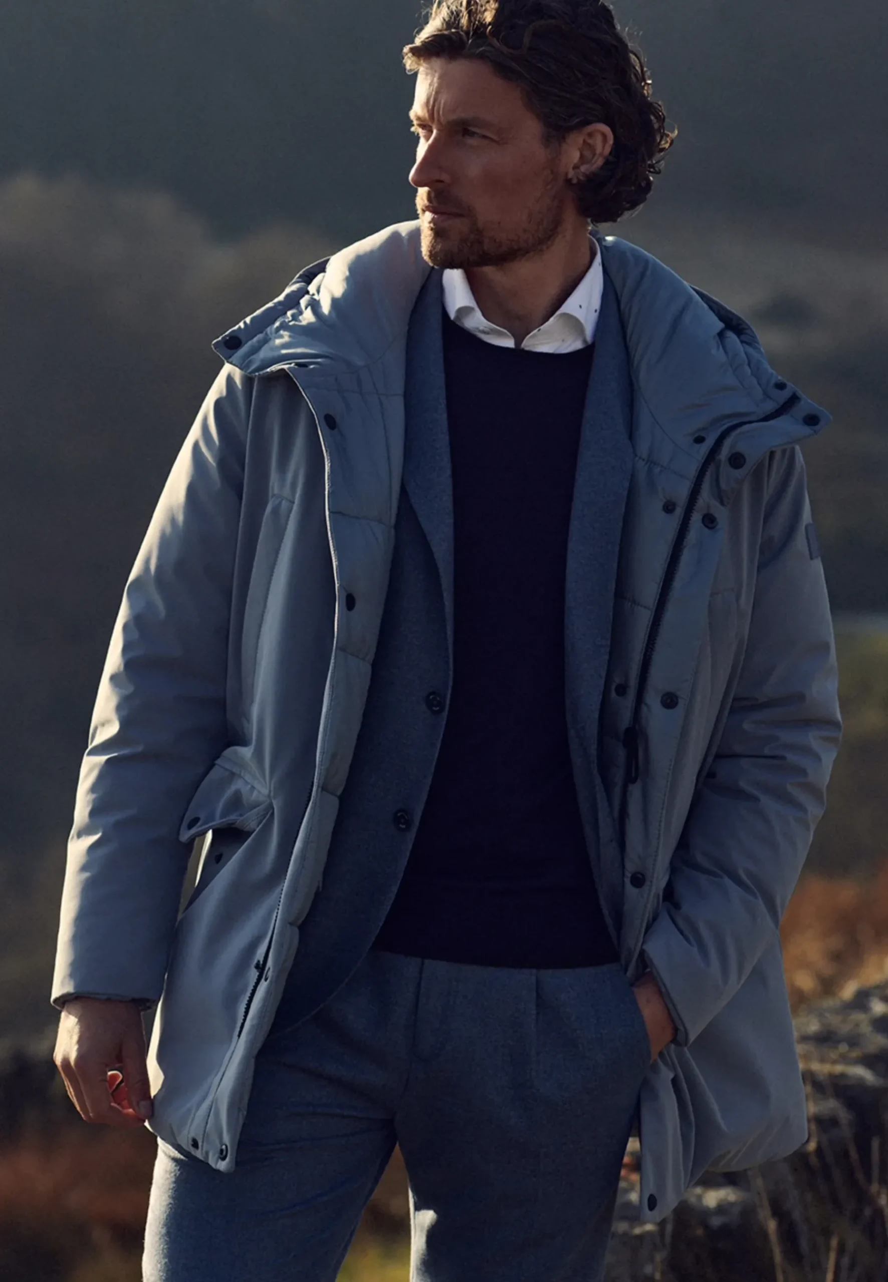 New ATELIER omkeerbare parka met capuchon Jassen