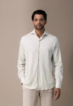 Clearance ATELIER overhemd met microprint Overhemden
