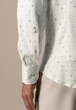 Clearance ATELIER overhemd met microprint Overhemden