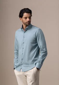 Online ATELIER overhemd met subtiele print Overhemden