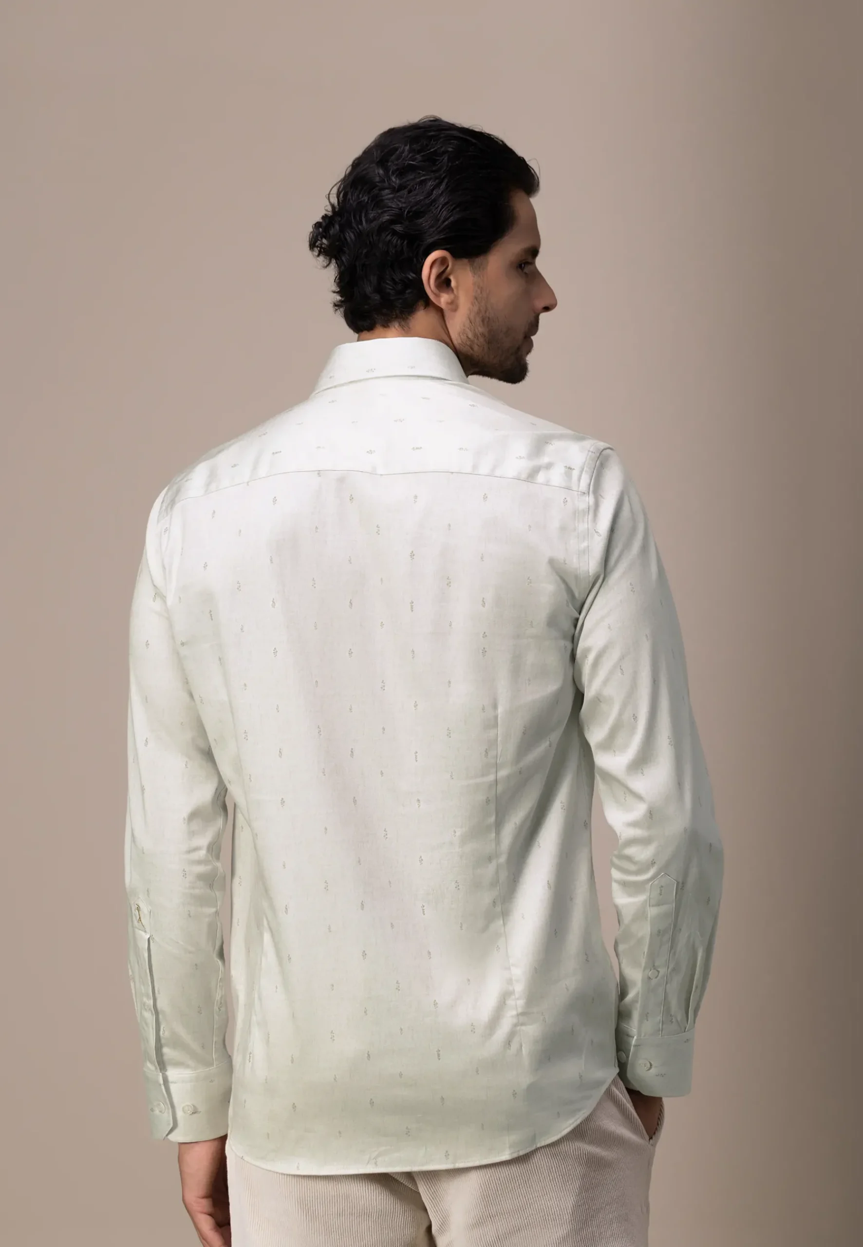 ATELIER overhemd met subtiele print Overhemden