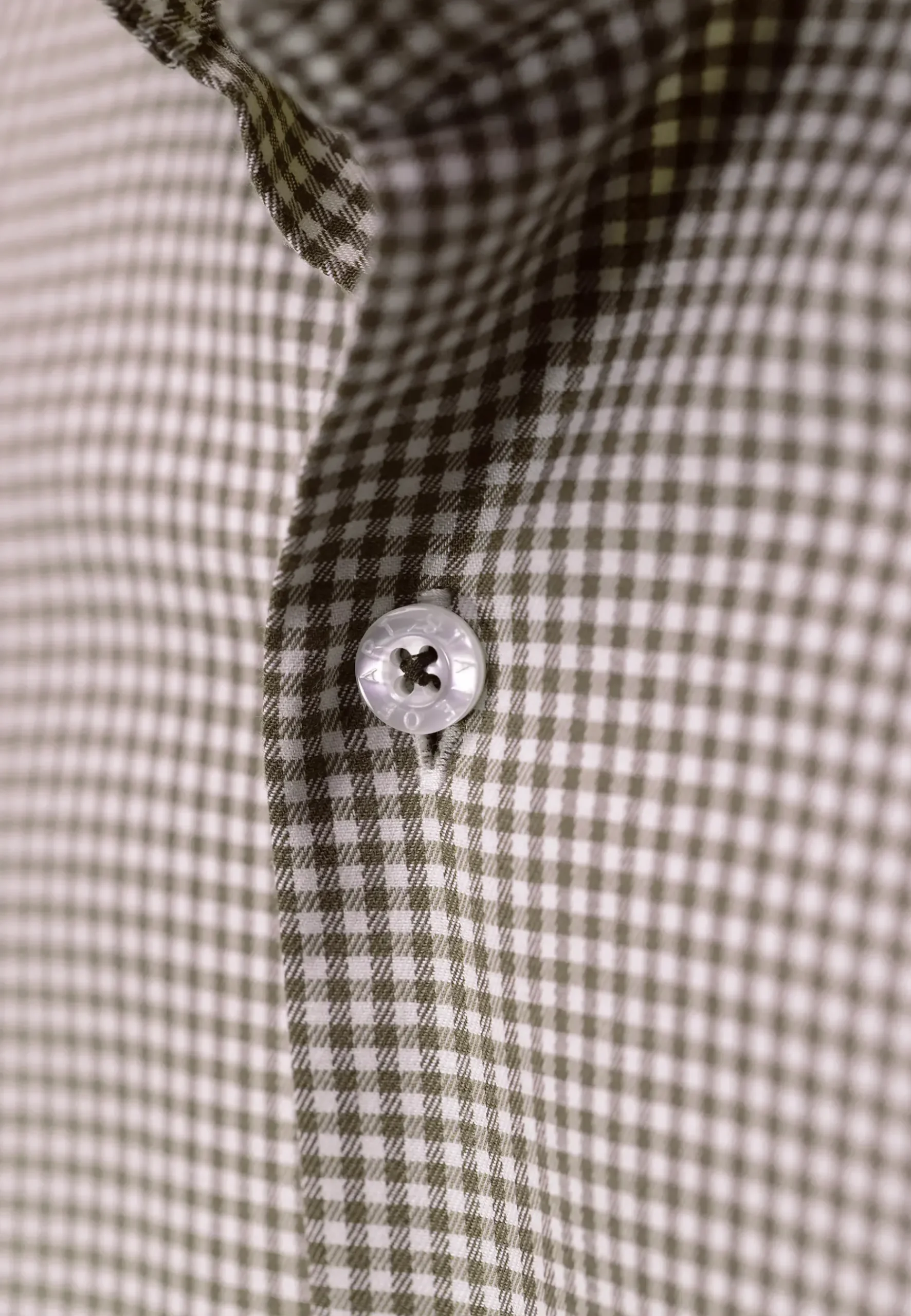 ATELIER twill overhemd met ruitdessin Overhemden