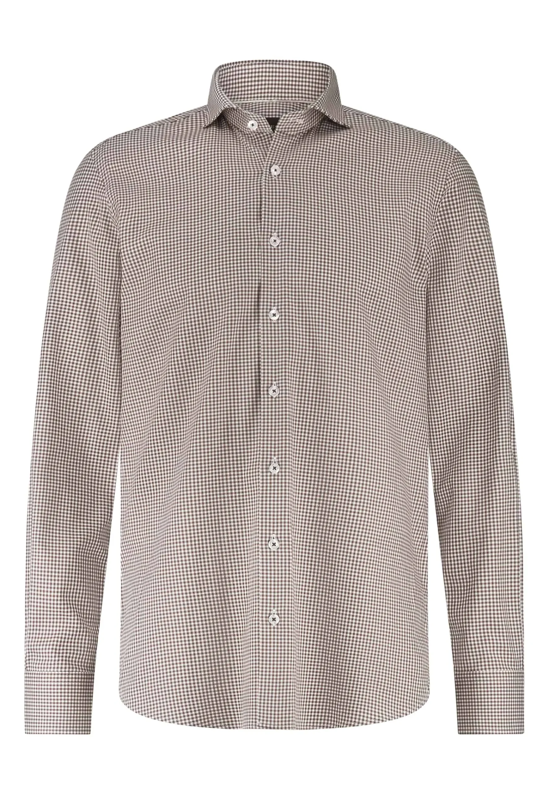 ATELIER twill overhemd met ruitdessin Overhemden