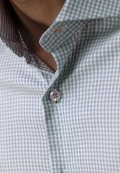 Online ATELIER twill overhemd met ruitdessin Overhemden