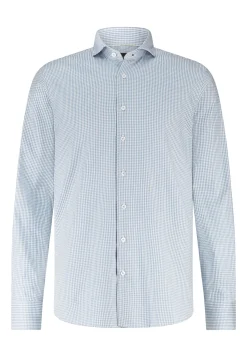 Online ATELIER twill overhemd met ruitdessin Overhemden