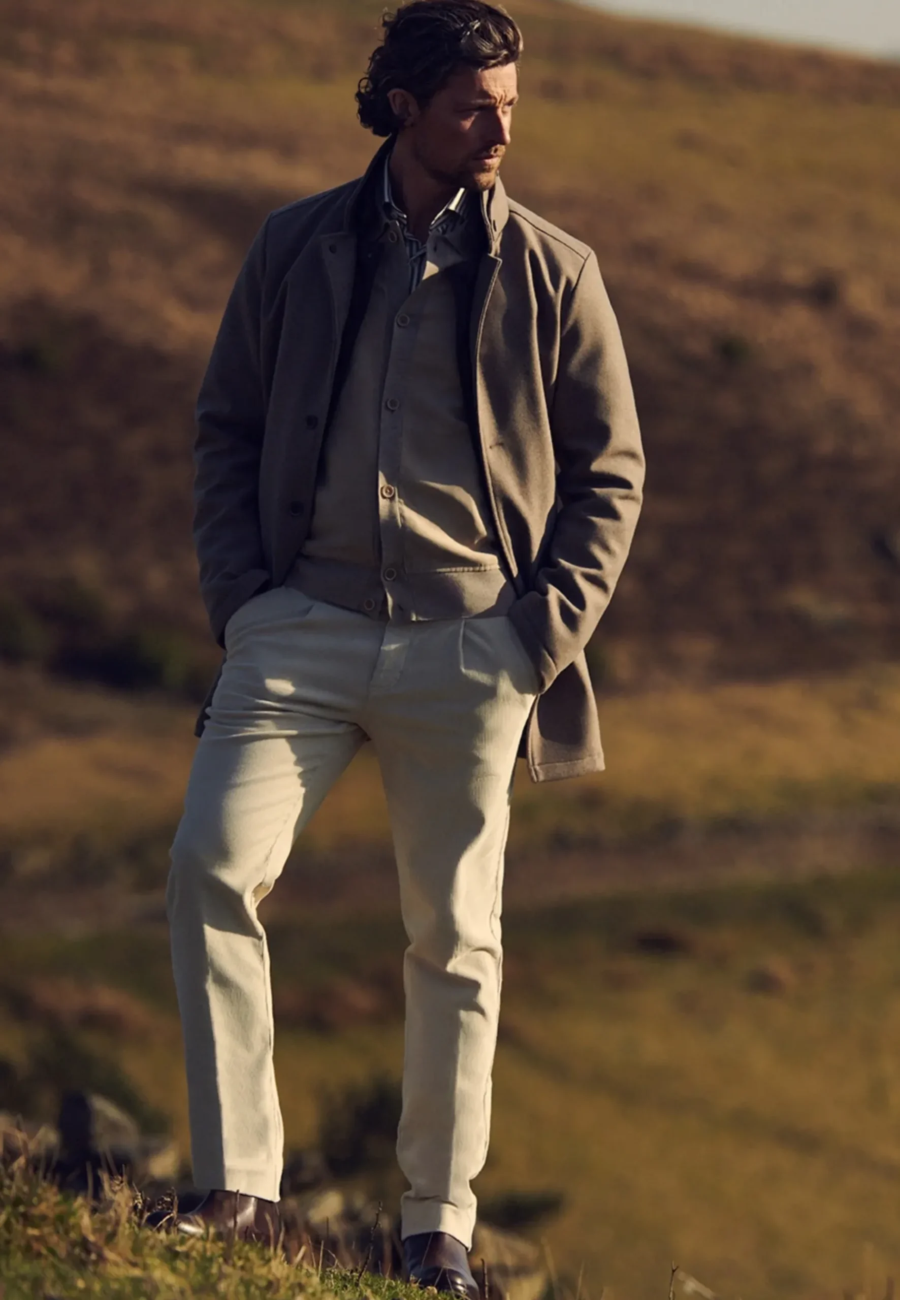 Best ATELIER twill overhemd met streepdessin Overhemden