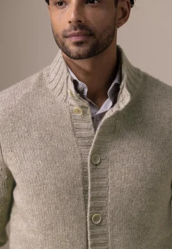 Best ATELIER vest met grove structuur Vesten