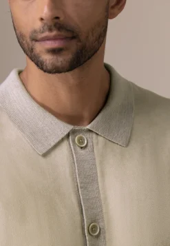 Outlet ATELIER vest met suèdelook details Vesten