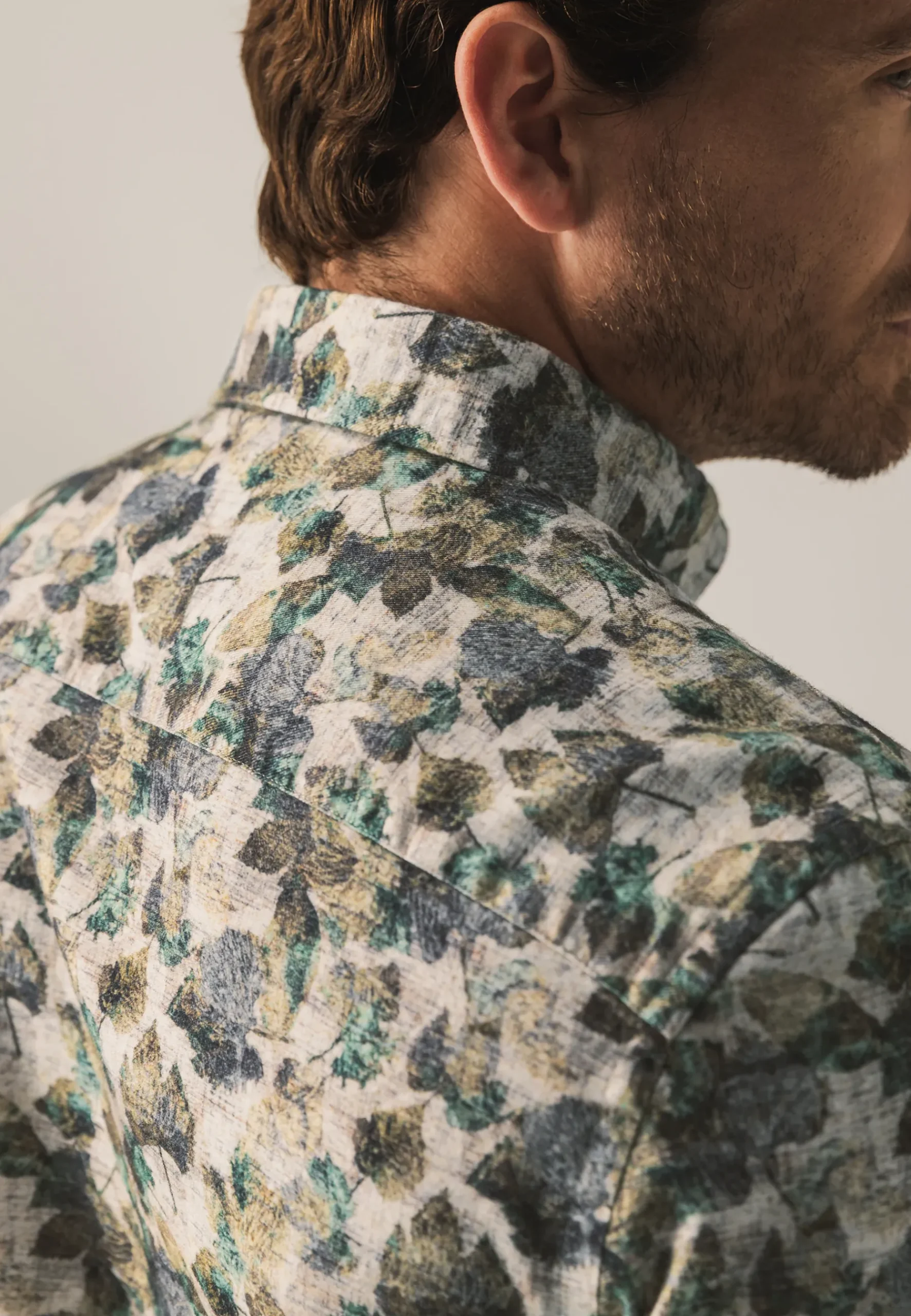 New Biologisch katoenen overhemd met print Overhemden