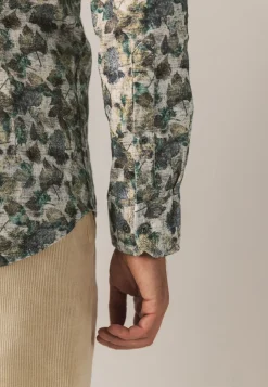 New Biologisch katoenen overhemd met print Overhemden