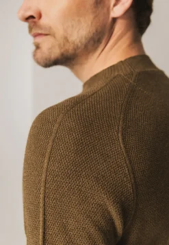 Biologisch katoenen trui met structuur Truien