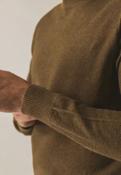 Biologisch katoenen trui met structuur Truien