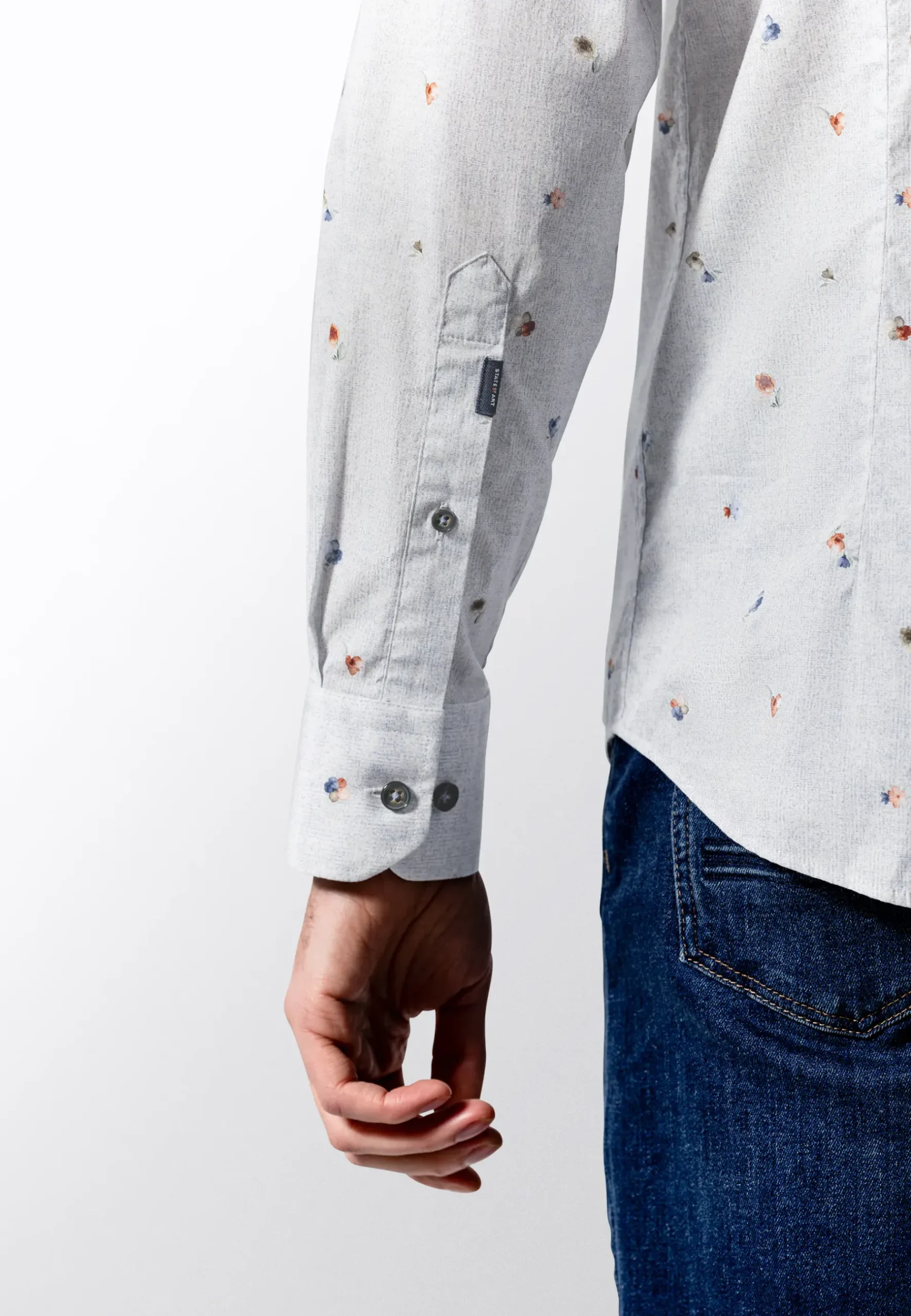 New Button-down overhemd met bloemenprint Overhemden