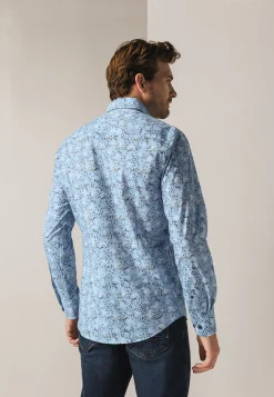 Sale Button-down overhemd met botanische print Overhemden