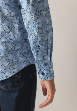 Sale Button-down overhemd met botanische print Overhemden