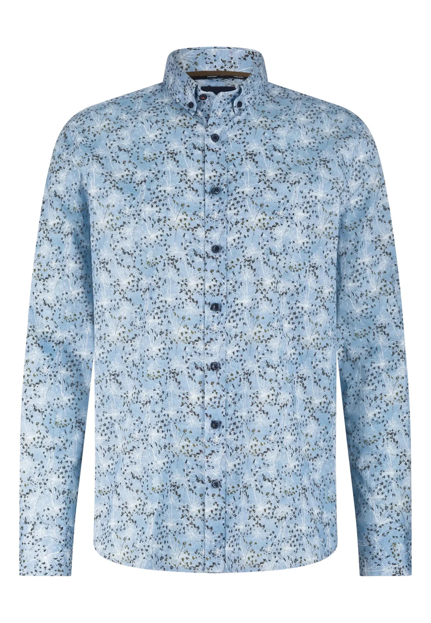 Sale Button-down overhemd met botanische print Overhemden