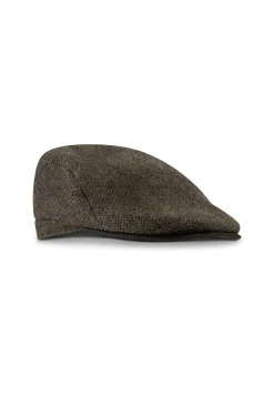New City Sport flat cap met visgraatmotief Petten & Mutsen
