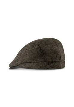 New City Sport flat cap met visgraatmotief Petten & Mutsen