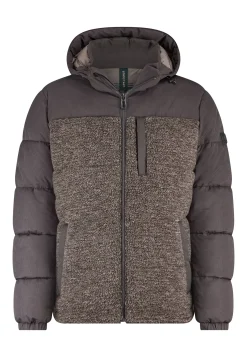 Outlet Comfortabele jas met teddy-accenten Jassen