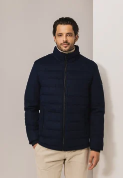 Sale Doorgestikte jas met teddyvoering Jassen