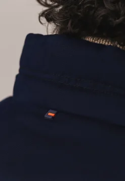 Sale Doorgestikte jas met teddyvoering Jassen