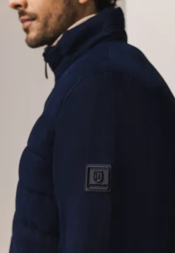 Sale Doorgestikte jas met teddyvoering Jassen