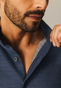 Outlet Double face overhemd van katoen Overhemden