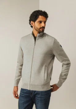 Sale Dubbelgebreid vest met steekzakken Vesten