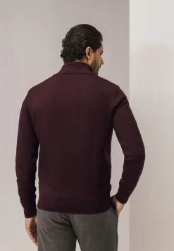 Dubbelgebreid vest met steekzakken Vesten