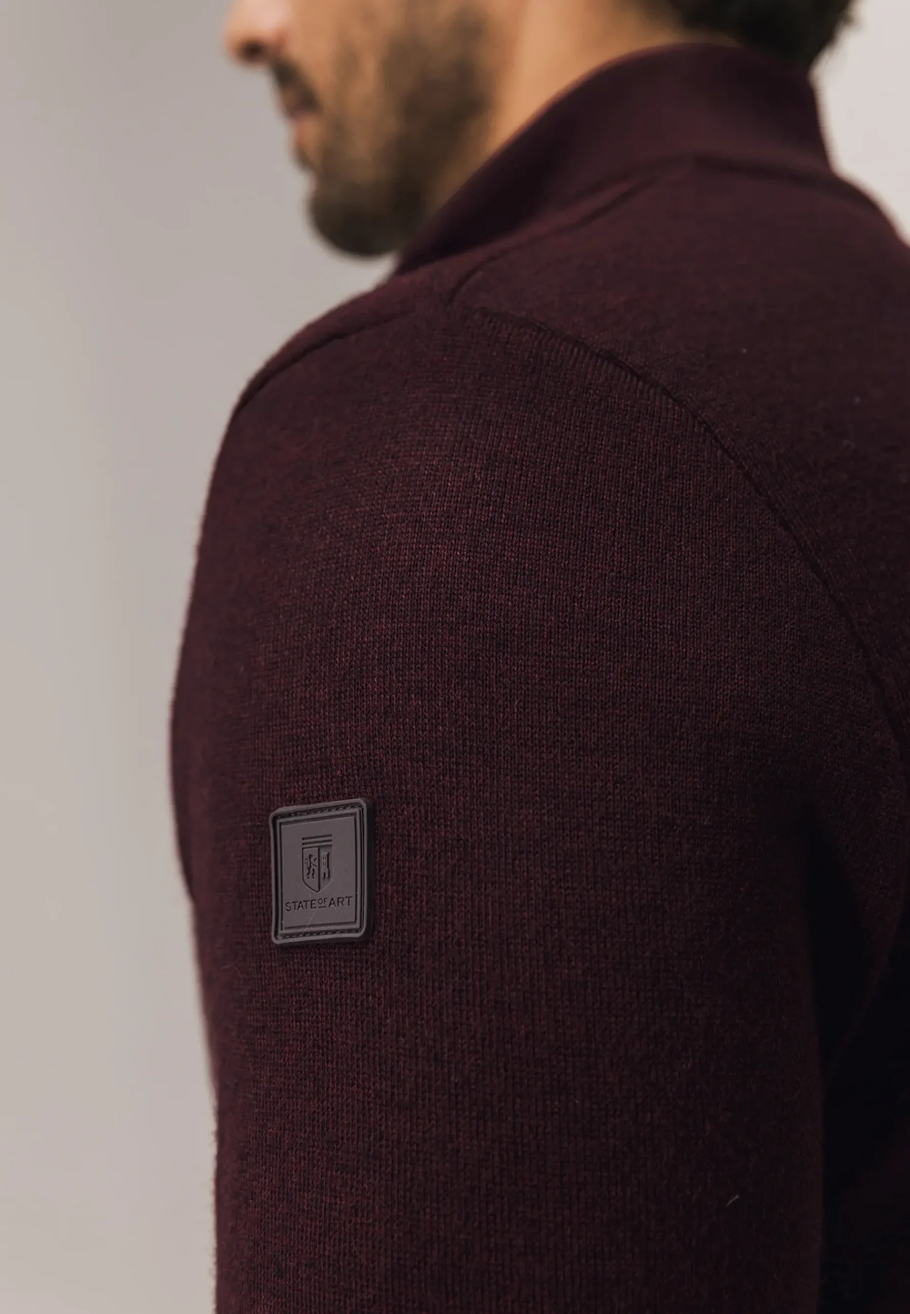 Dubbelgebreid vest met steekzakken Vesten