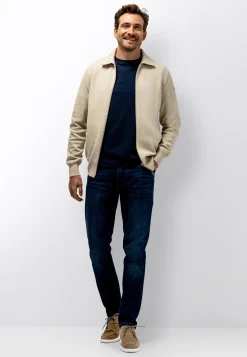 Discount Dubbelgebreid vest van katoen-linnen Vesten