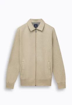 Discount Dubbelgebreid vest van katoen-linnen Vesten