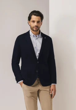 Clearance ESSENTIALS blazer van een polyestermix Blazers