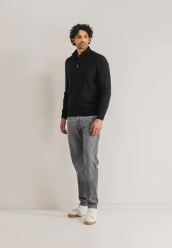 ESSENTIALS fijngebreid vest Vesten