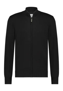 ESSENTIALS fijngebreid vest Vesten