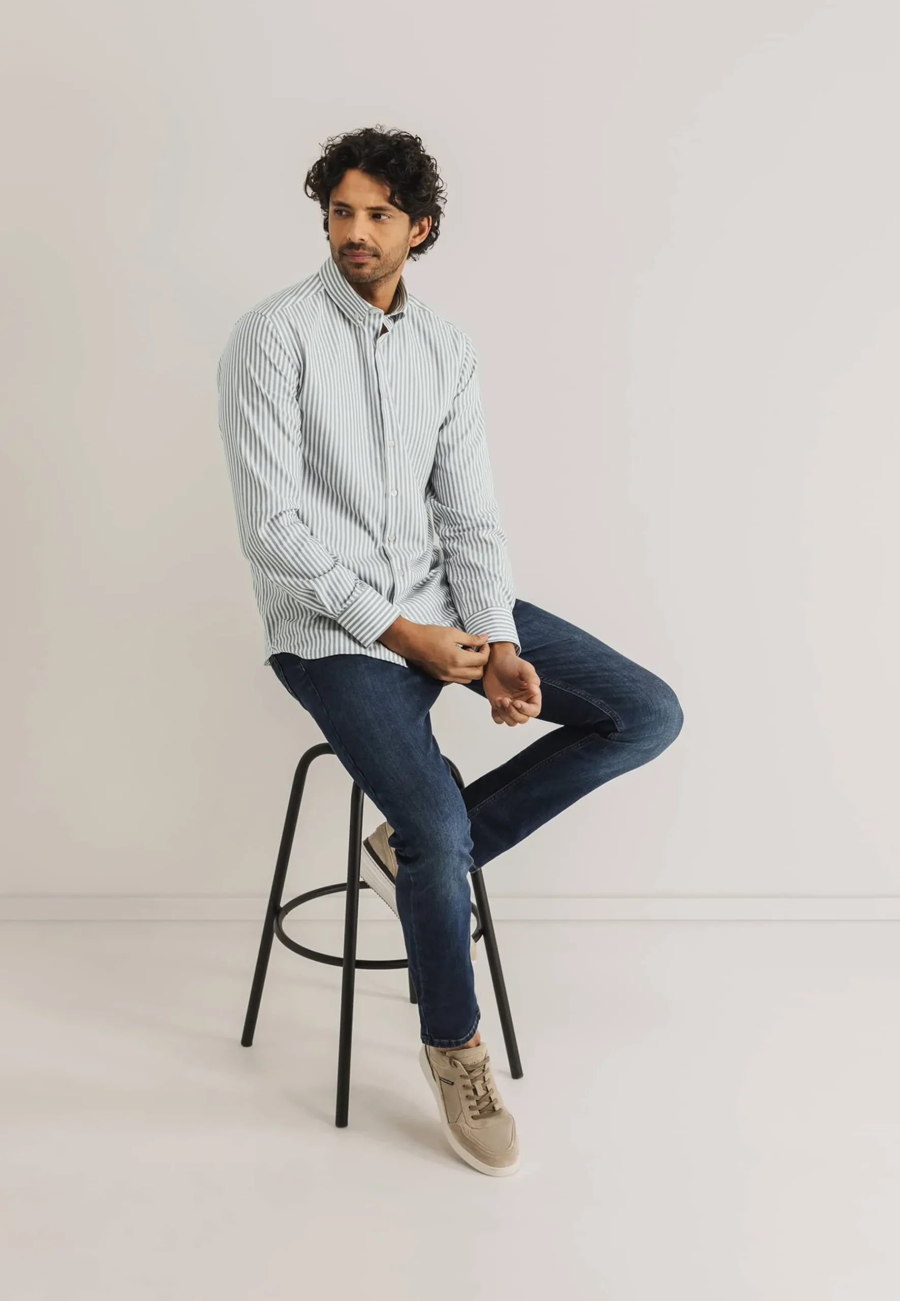 Discount ESSENTIALS overhemd met streepdessin Overhemden