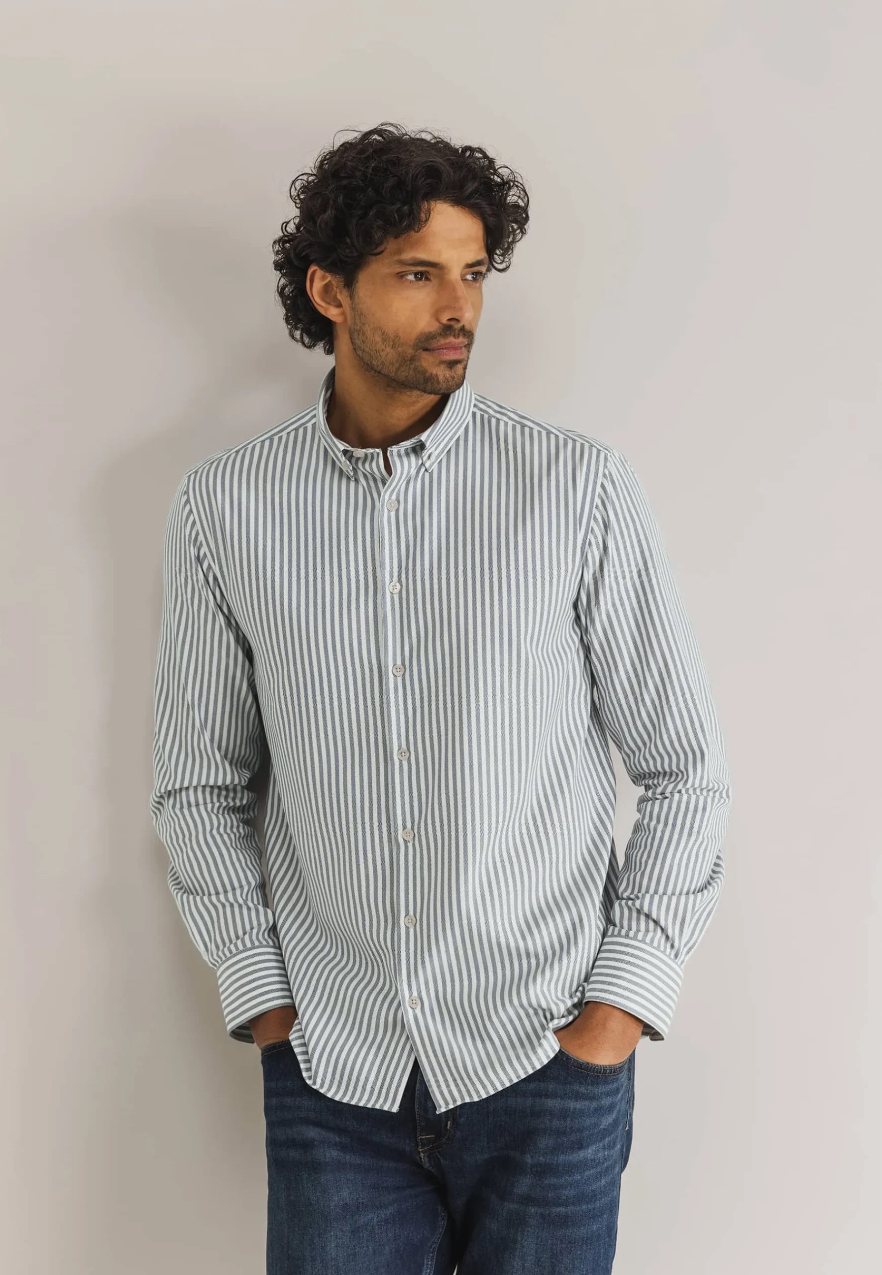 Discount ESSENTIALS overhemd met streepdessin Overhemden