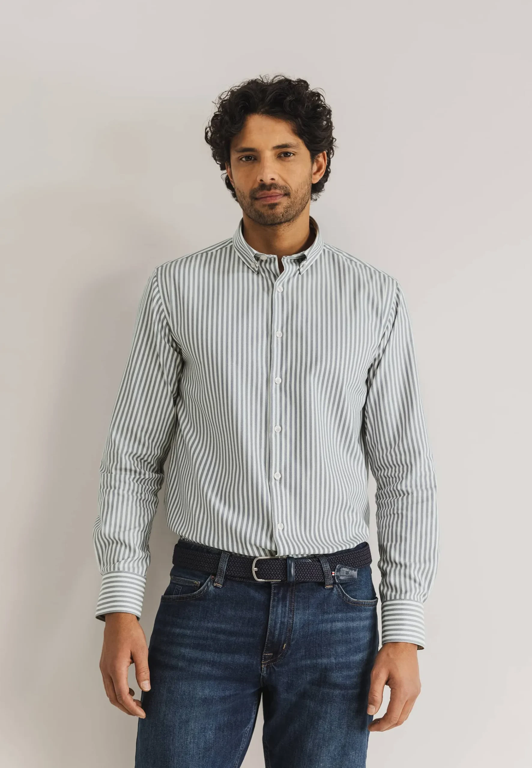 Discount ESSENTIALS overhemd met streepdessin Overhemden