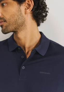 Clearance ESSENTIALS polo van gemerceriseerd katoen Polo's