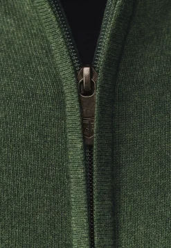 Discount Fijngebreid vest met rits Vesten