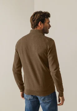 Hot Fijngebreid vest met rits Vesten