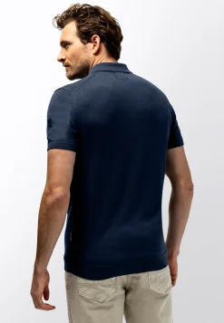 Hot Fijngebreide polo van katoen-modal Polo's