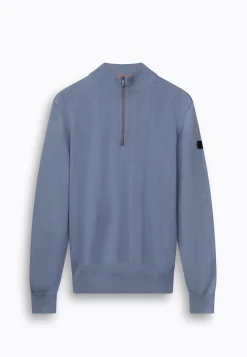 Sale Fijngebreide trui met halve rits Truien